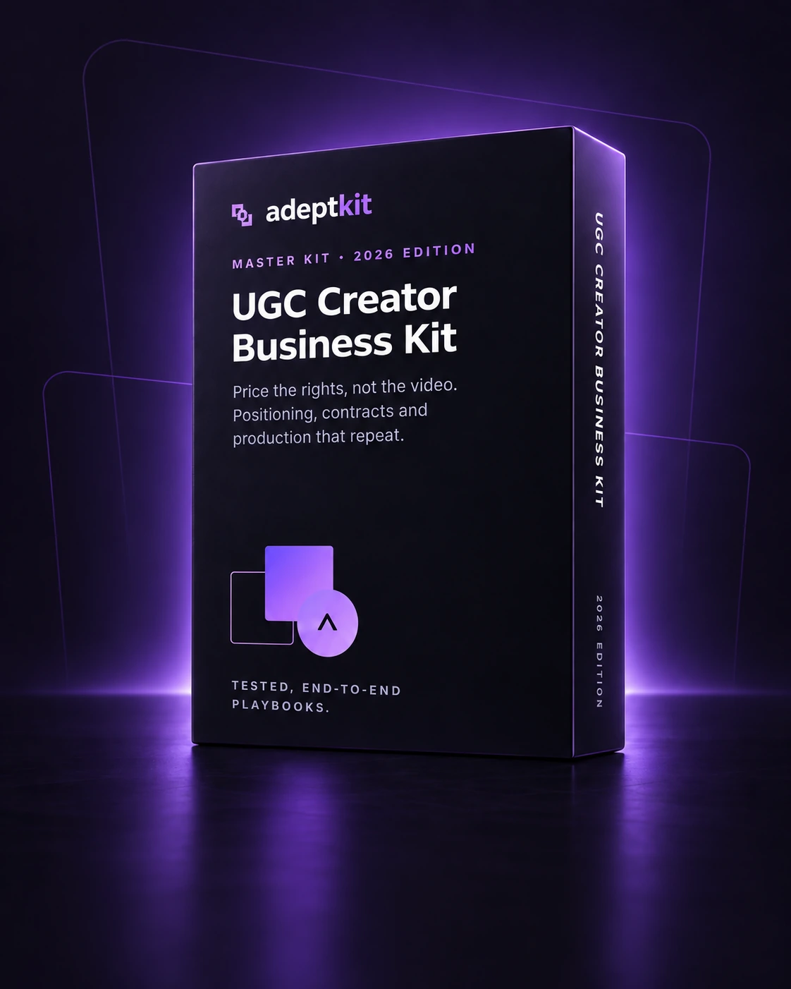 UGC Creator Business Kit product mockup